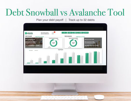 Debt Snowball vs Debt Avalanche Excel Template