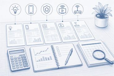 Five recurring bills, one annual review.