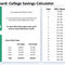 Free College Investment Calculator: It Costs More Than You Think