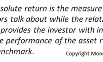 absolute vs relative return