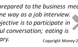 business meal etiquette