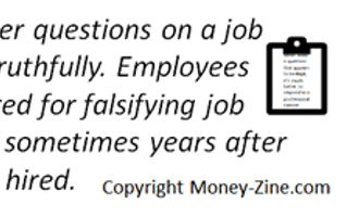 filling out job applications