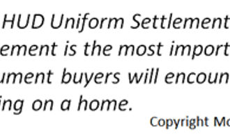 HUD Uniform Settlement Statement