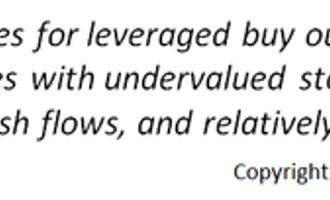 leveraged buy out