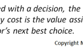 opportunity cost