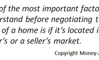 negotiating the price of a home