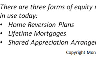 three forms of home equity release