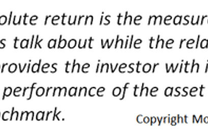 absolute vs relative return