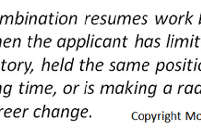 combination resume