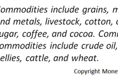 commodity mutual funds