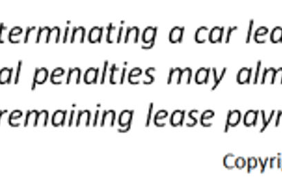 terminating a car lease