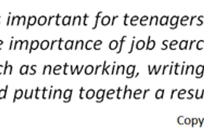 teen job search strategies