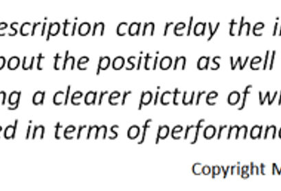 job descriptions