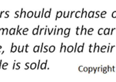 selecting car accessories